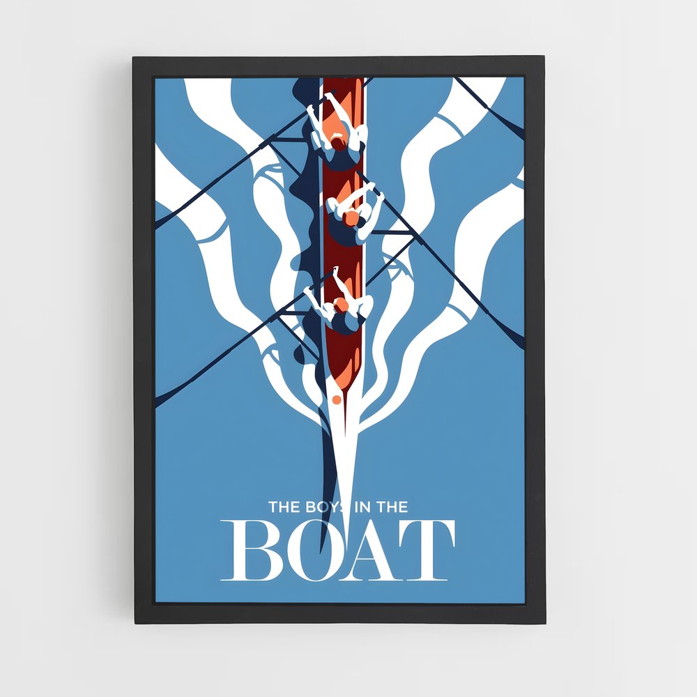 Poster Éclat Nautique – affiche Canoë-kayak (vue 2)
